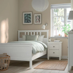Каркас кровати - IKEA HEMNES, 211х134 см, белый, ХЕМНЕС ИКЕА
