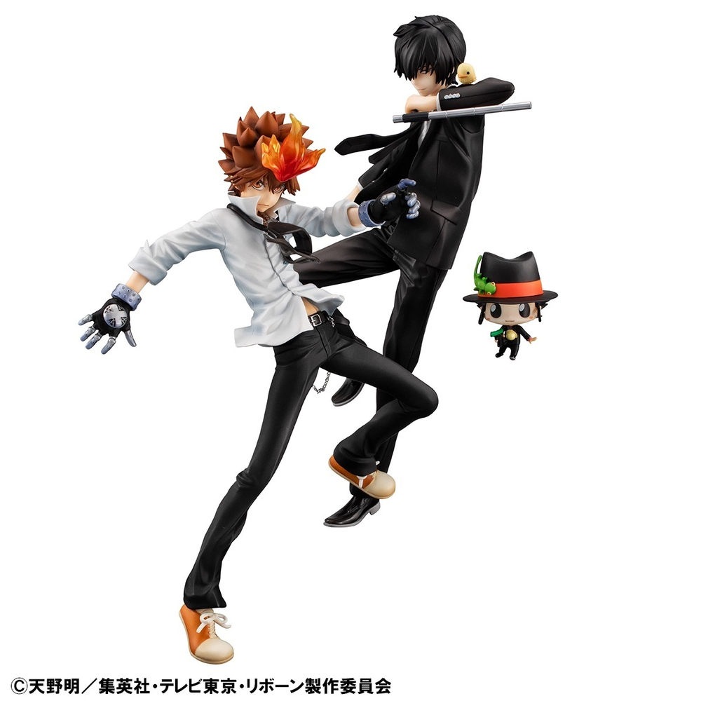 Sawada Tsunayoshi, Hibari Kyoya and Reborn