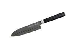 Нож кухонный Сантоку 138мм Samura Mo-V Stonewash SM-0093B
