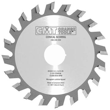 Диск пильный подрезной конический (100х20х3.1-4.0 мм; Z=20) CMT 288.100.20H
