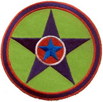 Нашивка Звезда в круге