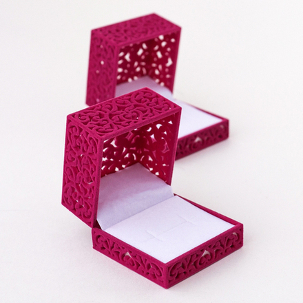 Футляр флокированный, серия "Кружева" мини