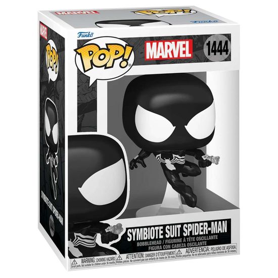 Фигурка Funko POP! Bobble Marvel Comics Symbiote Suit Spider-Man (1444) 83749 / Фигурка Фанко ПОП! по мотивам вселенной "Марвел", Человек-паук