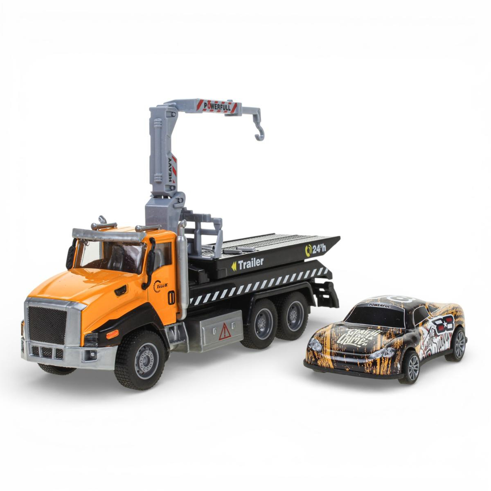 Автовоз ин. + 4 машинки, коробка W2213-20