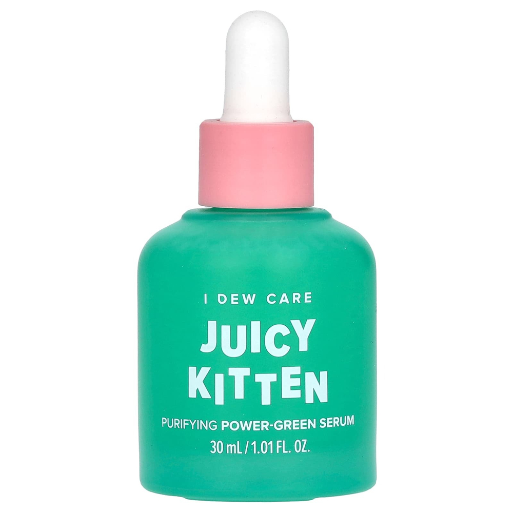 I Dew Care, Juicy Kitten, очищающая сыворотка с зеленым эффектом, 30 мл (1,01 жидк. унц.)