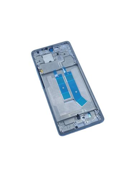Xiaomi Redmi Note 14 Pro 4G (24116RACCG) - рамка дисплея (корпус) + шлейф кнопок + кнопки (ORIG)