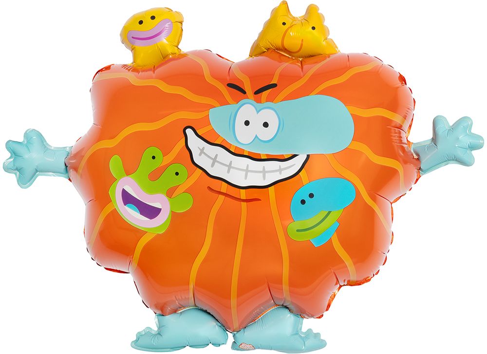 Шар (29&#39;&#39;/74 см) Фигура, Бодо Бородо, Яркие Морфы, 1 шт. в уп.