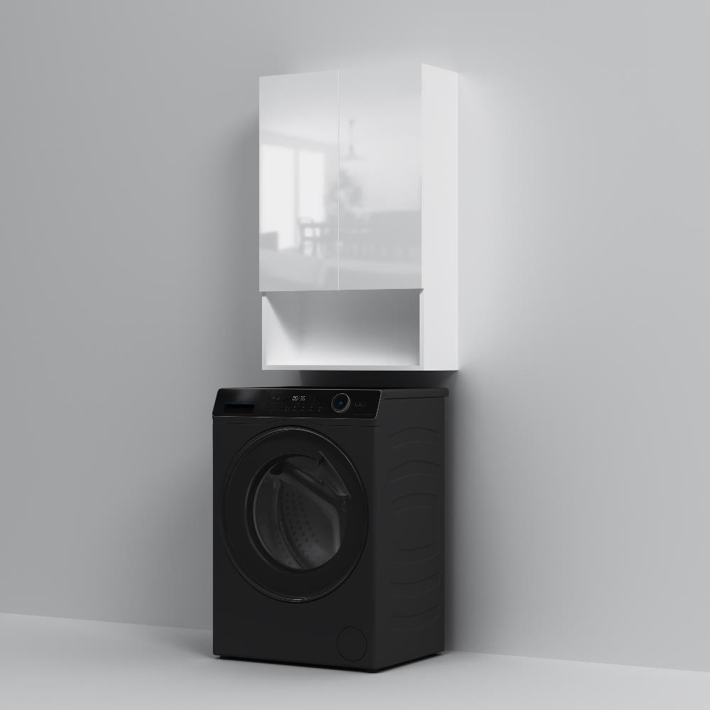 Шкаф навесной с дверками и открытой полкой, 60 см, белый глянец AM.PM X-Joy M85CHX06021WG