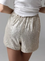 Шорты с  пайетками летние