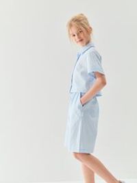 Рубашка хлопковая укороченная "Дымка" 7+