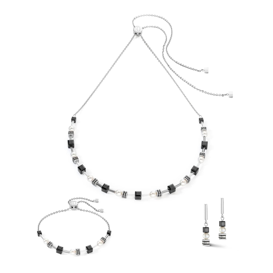 Серьги Coeur de Lion Black-Silver 4085/21-1317