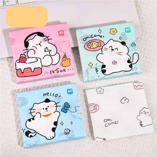 Бумажные платочки с Котом