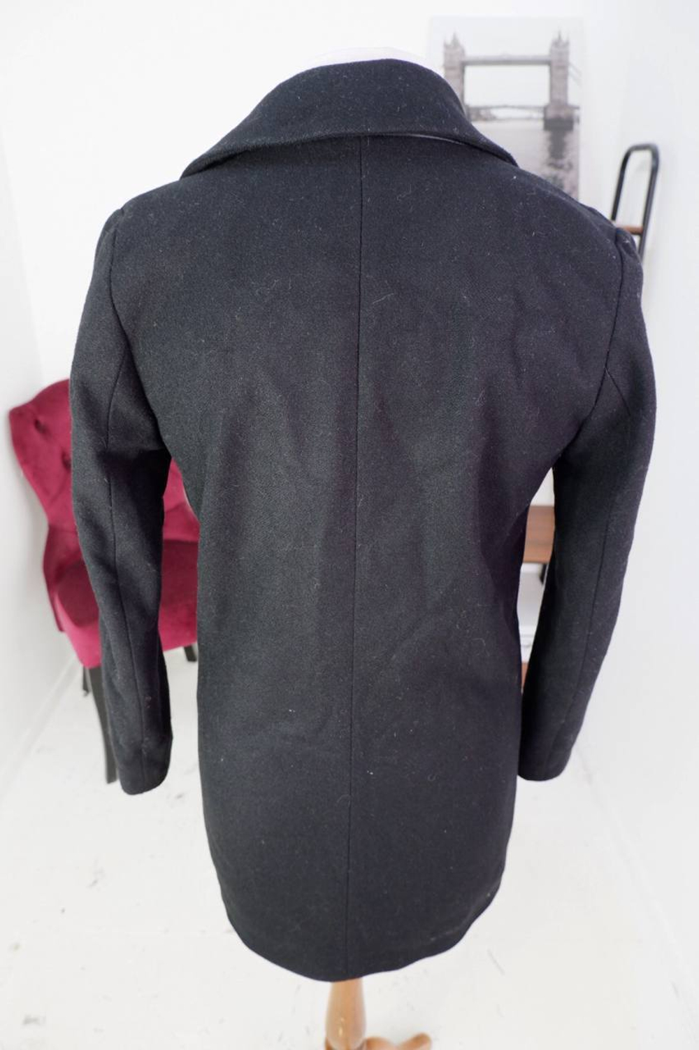 Пальто Asya Malbershtein стильное, маркировка XS, визуально на 40 размер