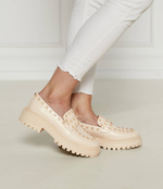 Мокасины TWINSET - бежевый(242TCP07A)