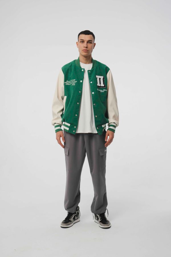 Бомбер Колледж "Saint Exupery" Зеленый - фото 1