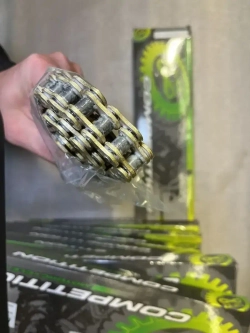 Цепь привода 428H-O 110L (сальниковая O-Ring) золотая