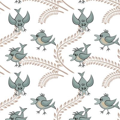 Злые птички и колоски