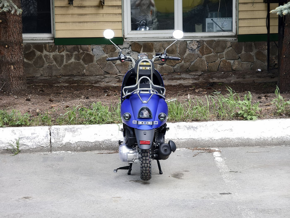 RETRO- 150CC (Replica Yamaha Vino) Синий-матовый