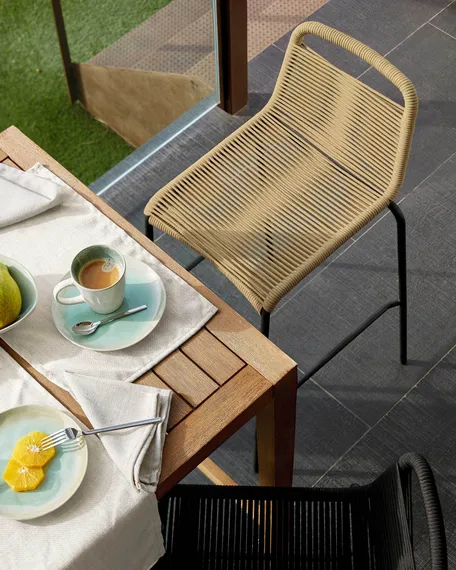 Барный стул Glenville бежевый