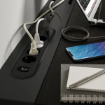 Письменный стол с регулировкой по высоте - IKEA MITTZON/МИТТЗОН ИКЕА, 160х80х65-85 см, черный