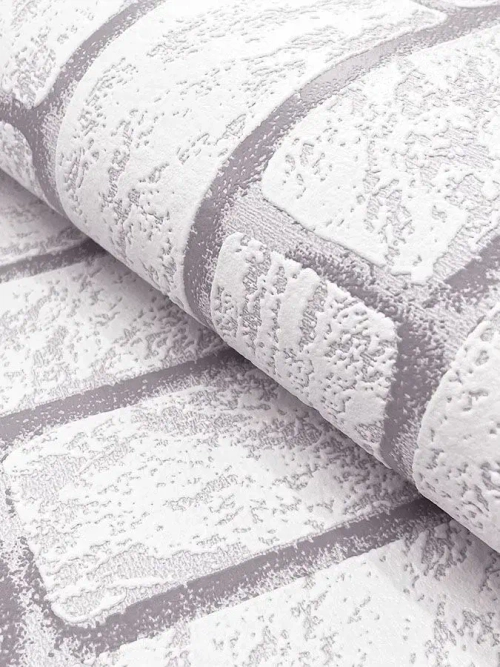 Обои флизелин и вспененный винил, кирпич бежевый, метровые, для кухни, Стена (VILIA, 1591-62)