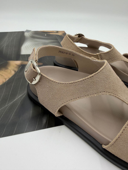 Босоножки женские натуральная кожа арт. PEA 315-5 цвет "бежевый"