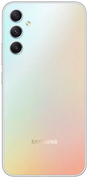 Смартфон Samsung Galaxy A34 5G 8/128 ГБ, Dual nano SIM, серебряный