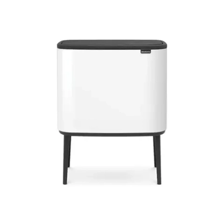 Brabantia Контейнер для мусора Bo Touch 3x11 л белый