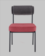 Стул обеденный Ponpoun тёмно-серый бордо