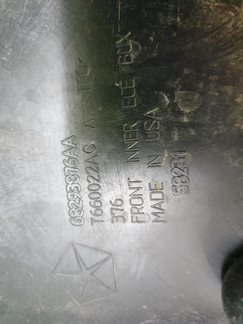 Кронштейн переднего бампера Jeep Wrangler 4 JL (2017-н.в.)