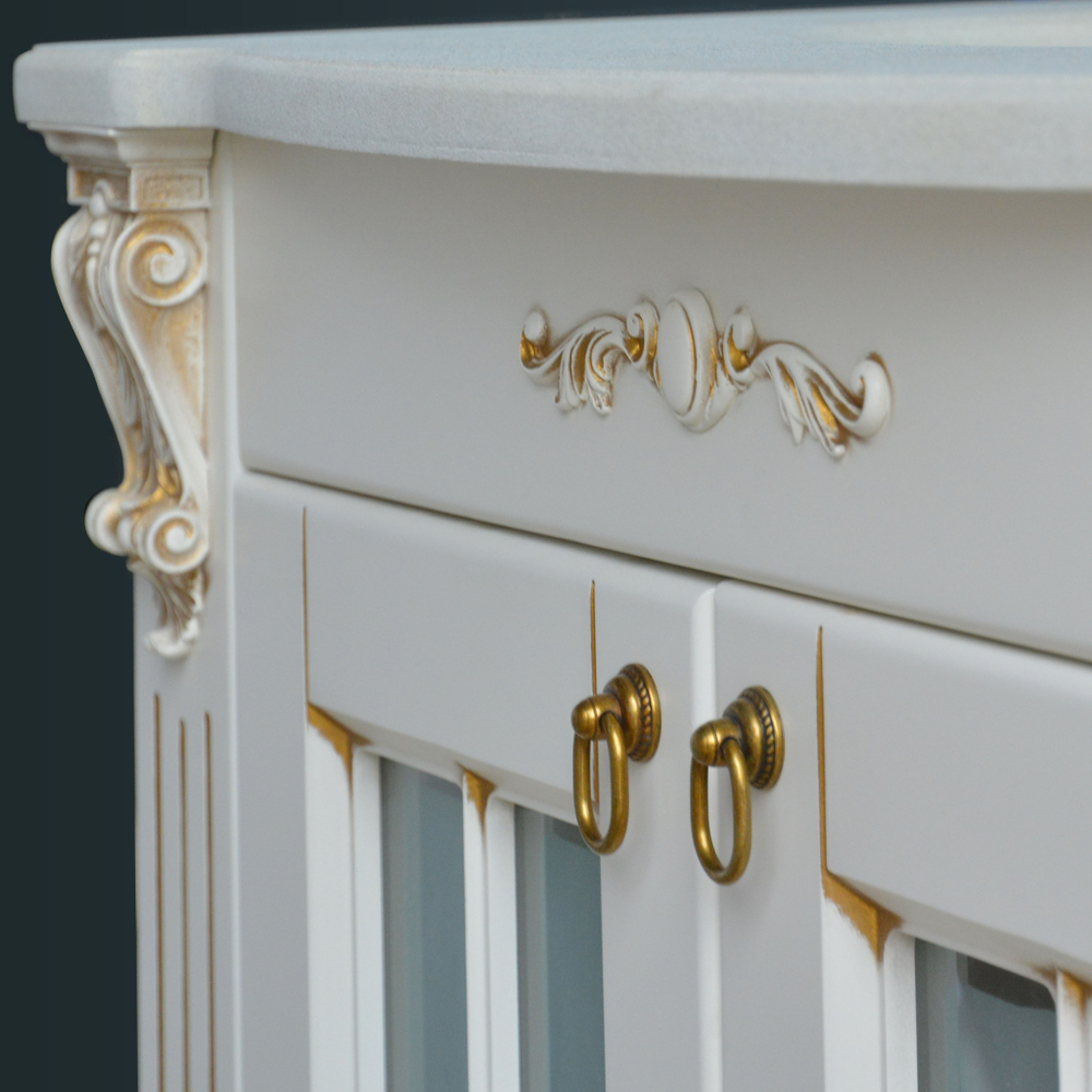 Мебель для ванной Атолл Александрия 85 Dorato