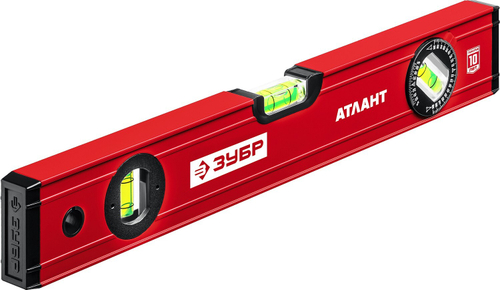 ЗУБР АТЛАНТ 400 мм, уровень с мощным профилем