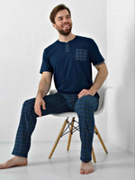 [m]Пижама мужская штаны+футболка 8809