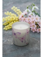 Трансфер переводной - декаль для свечей и гипса бабочки 006