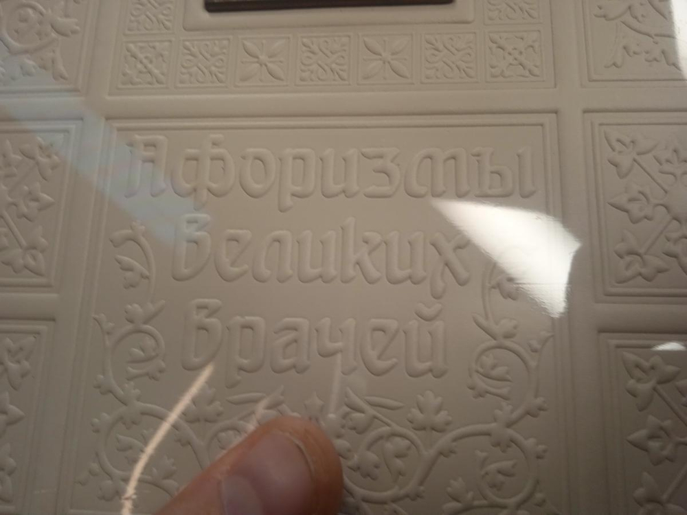 "Афоризмы великих врачей" Книга подарочная в кожаном переплете с деревянной гравировкой