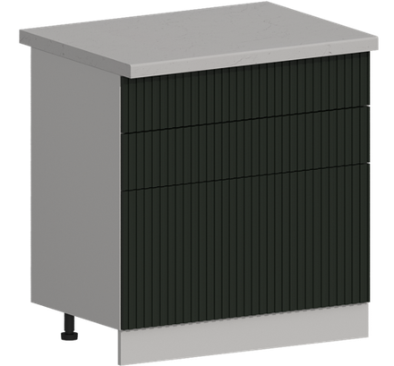 Кухня Модуль ШН3Я 800 Ликата / Насыщенно-зеленый