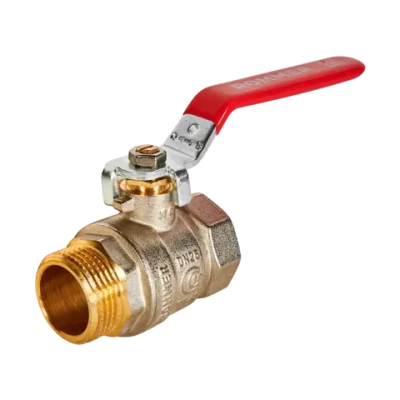 Кран шаровой полнопроходной ROMMER - 1" (ВР/НР, PN40, ручка-рычаг)