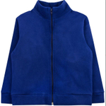 Джемпер д/мальчика на замке флис 1521600104 р.110-116 т.синий (Юлла)