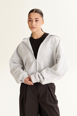 ZIP-HOODIE SDW Uniform - Grey Melange