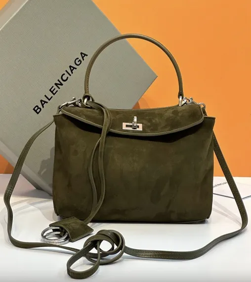 BALENCIAGA RODEO HANDBAG зеленый