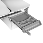 Растущая парта Дэми СУТ 45 с лотком и тумбой ТСН.04 (1200×565 мм)