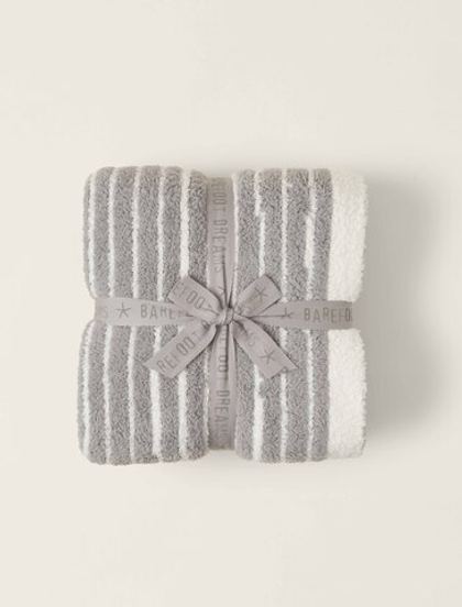 Плед CozyChic Barefoot Dreams 137x183 Серый