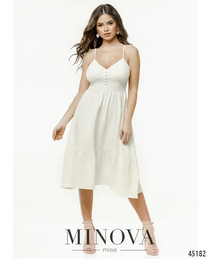 Платье 2177-молочный Minova