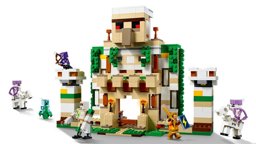 Конструктор LEGO Minecraft 21250 Крепость Железного Голема
