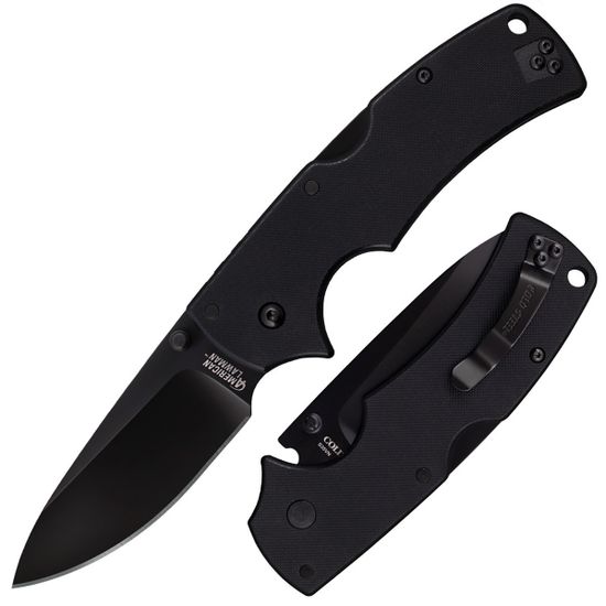 Складной нож Cold Steel 58B American Lawman c клинком из стали CPM-S35VN, рукоять G10