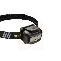 Фонарь налобный Nitecore NU35, Black