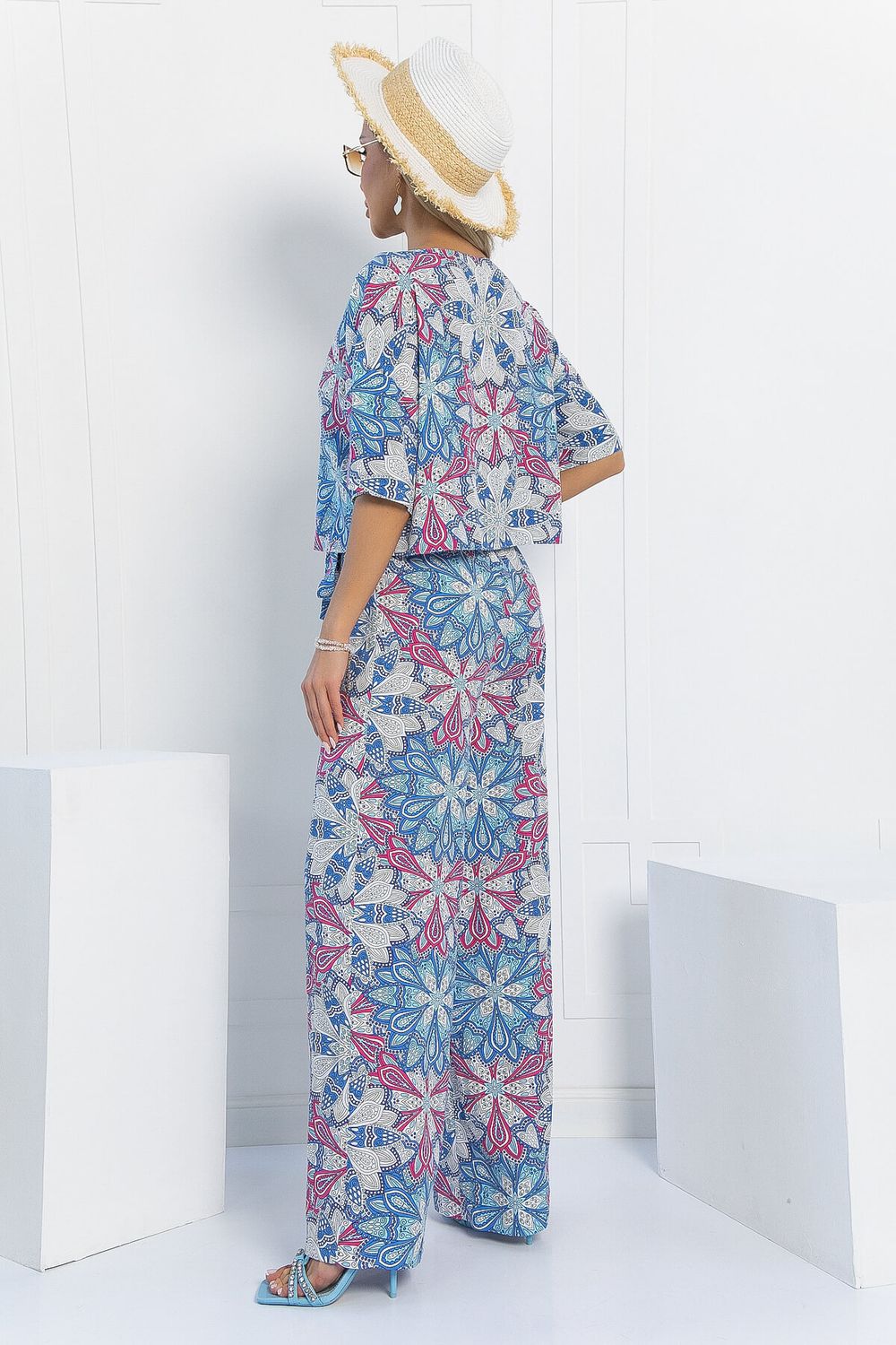 Костюм Летняя прогулка (голубой) К12967-8М LT Collection