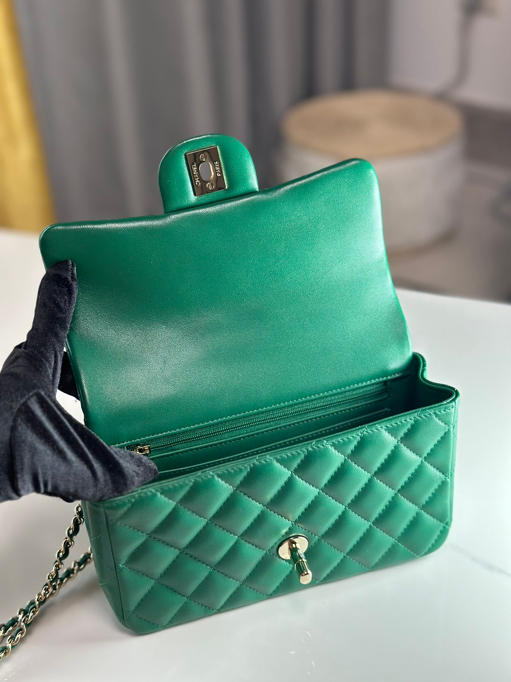Chanel Mini Flap Bag with Top Handle 20 cm