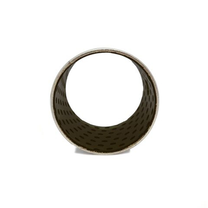 Металлополимерная разрезная свертная втулка 70*75*80 хромированная / Скользящий подшипник с POM покрытием / для манипуляторов и спец. техники