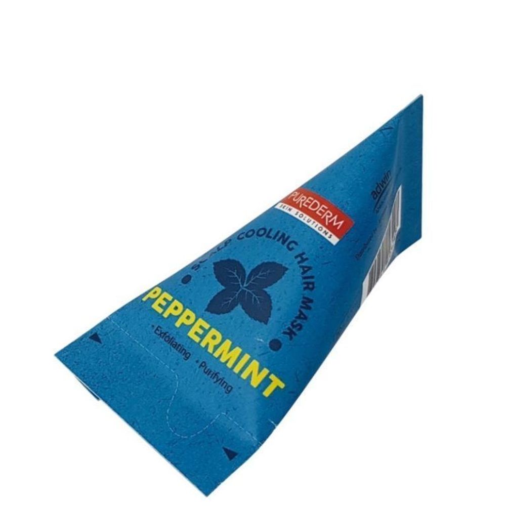 Purederm Peppermint Hair Mask маска для волос с экстрактом мяты